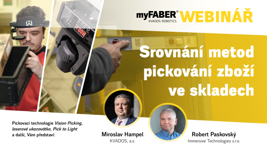 Webinář myFABER®: Srovnání metod pickování zboží ve skladech